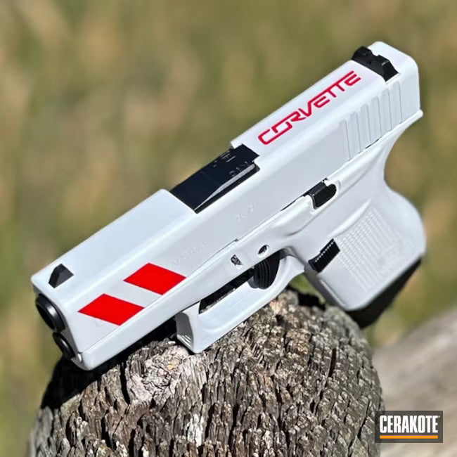 Cerakote C-140 Bright White High Temp Coating Customer Sample