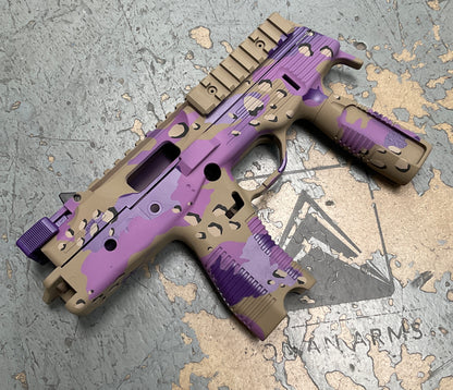 Cerakote C-163 Lollypop Purple Ceramic Coating Customer Sample