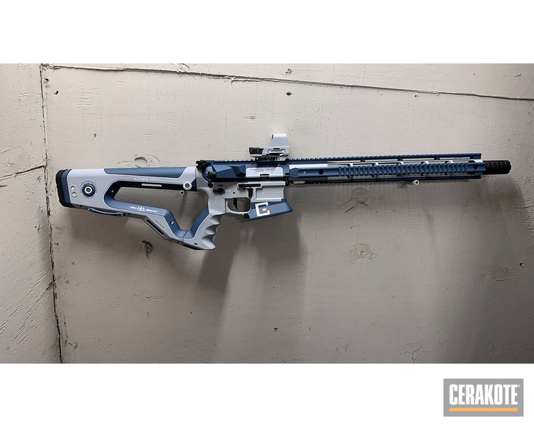 Cerakote C-189 Blue Titanium High Temp 1000°C Coating Customer Sample
