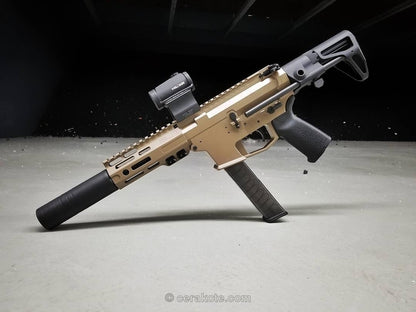 Cerakote C-190 20150 Coyote Ceramic Coating Customer Sample