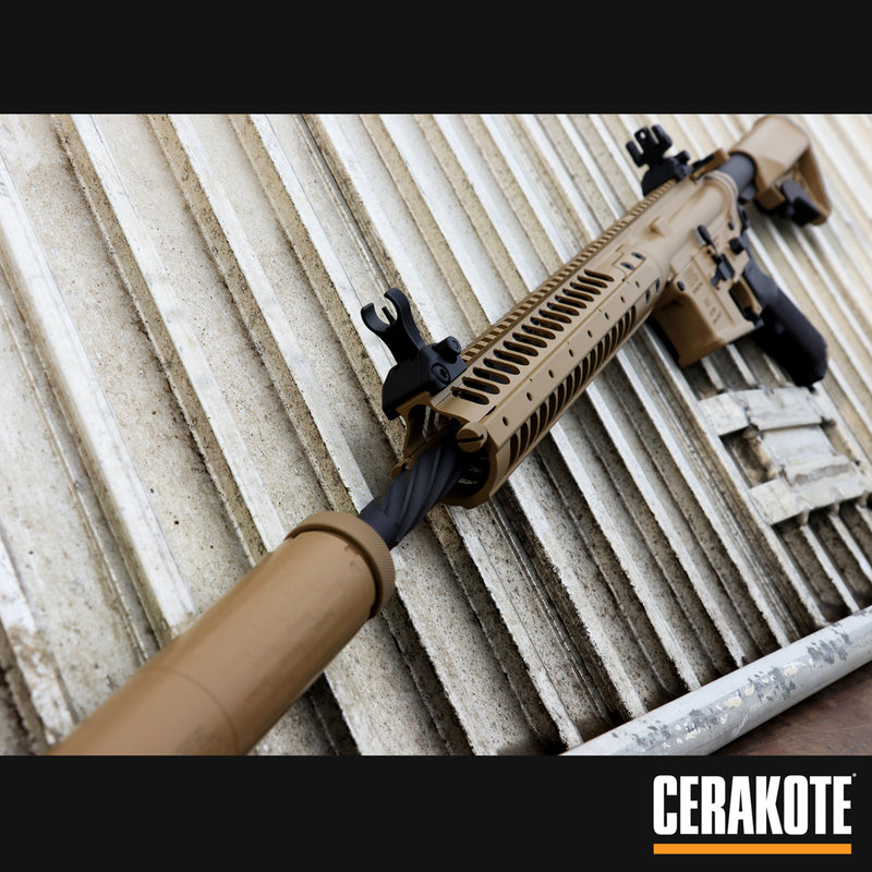 Cerakote C-190 20150 Coyote Ceramic Coating Customer Sample