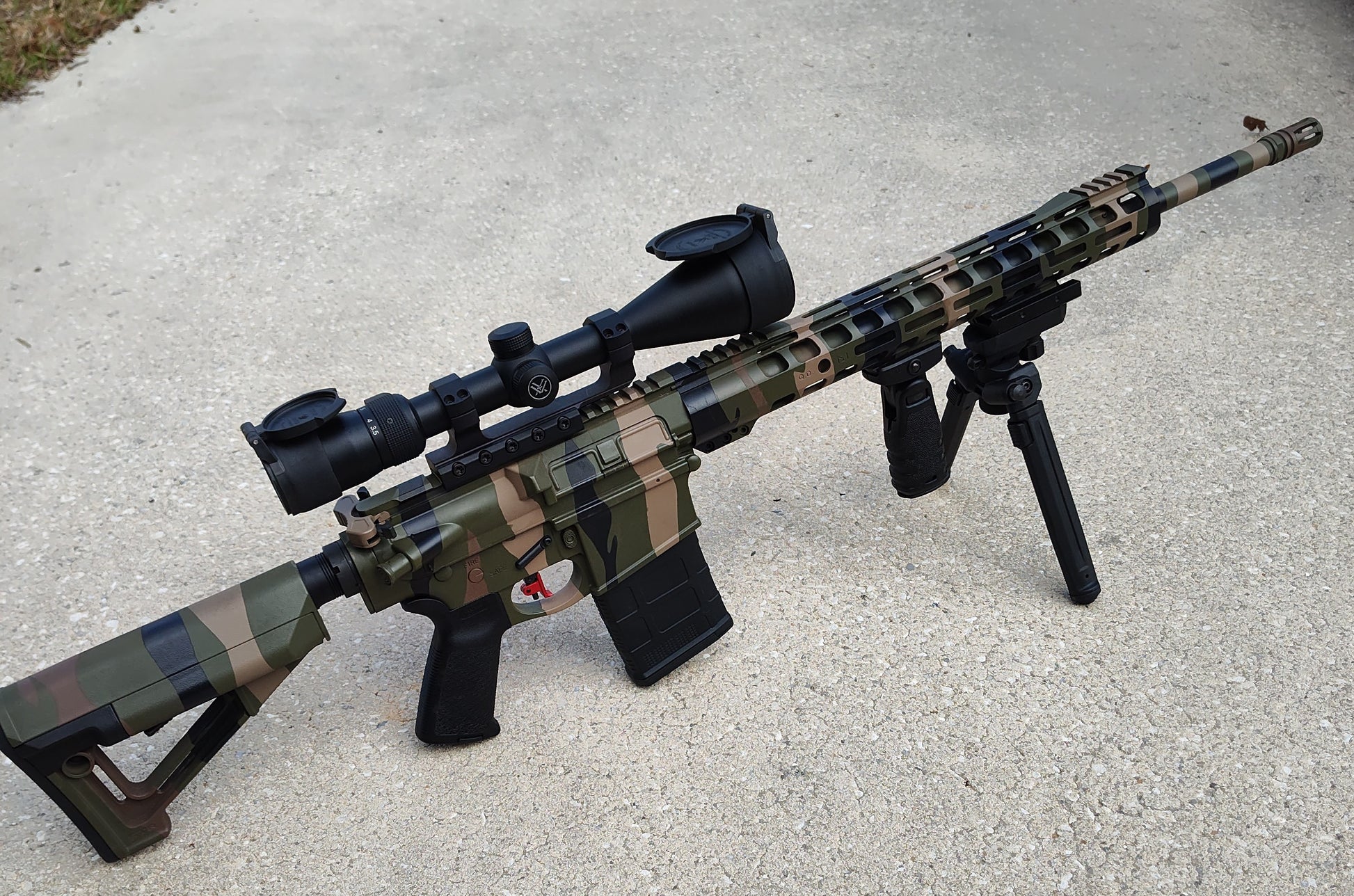 Cerakote C-226 Patriot Brown High Temp Coating Customer Sample