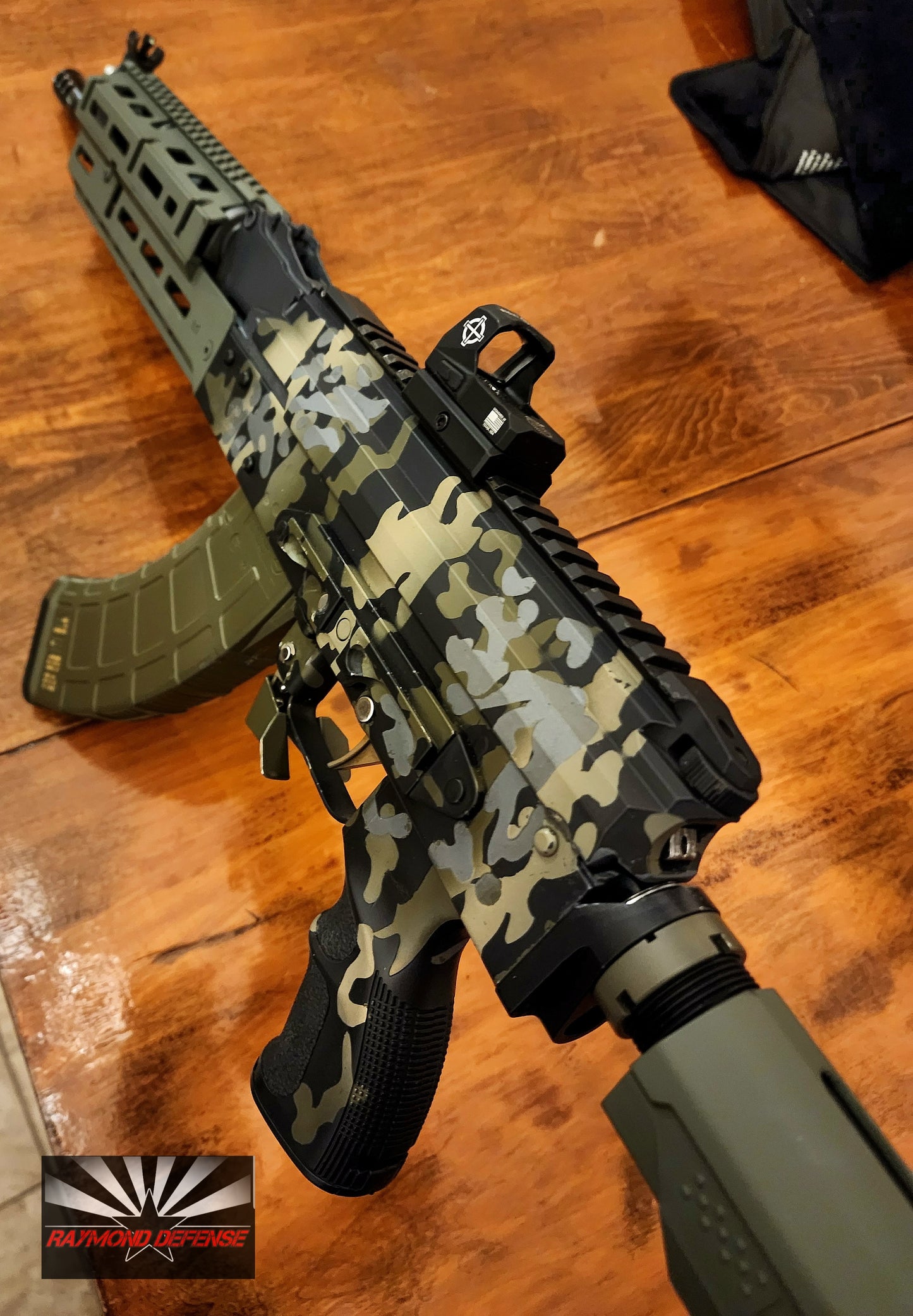 Cerakote C-228 Tactical Grey Ceramic Coating Customer Sample