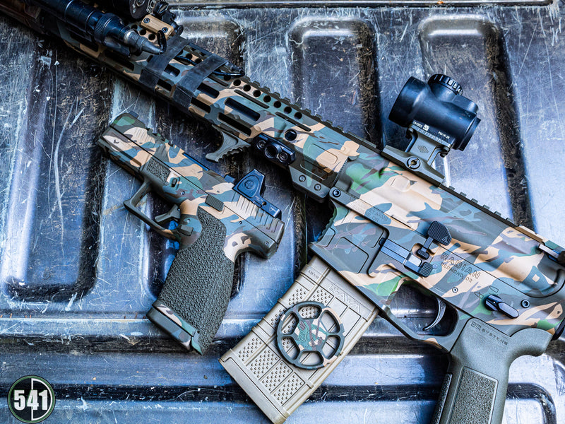 Cerakote C-231 MagPul® Foliage Green High Temp 1000°C Coating Customer Sample