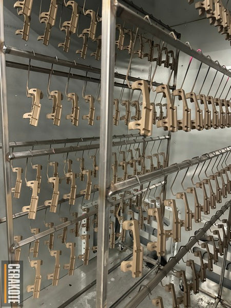 Cerakote C-267 MagPul® Flat Dark Earth (FDE) Ceramic Coating Customer Sample