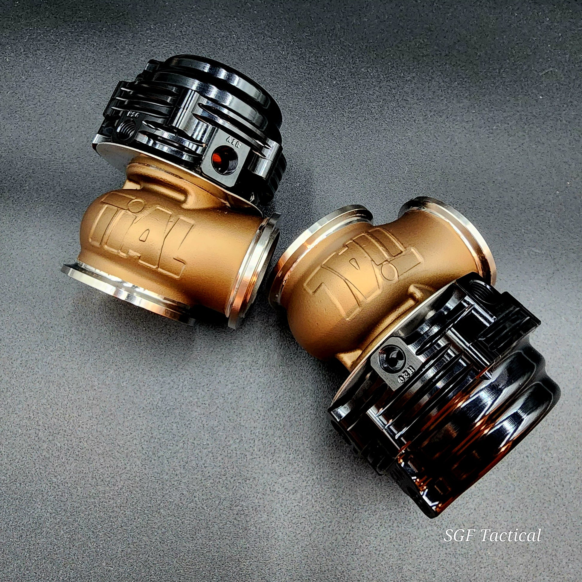 Cerakote C-7600 Glacier Black High Temp 1000°C Coating Customer Sample