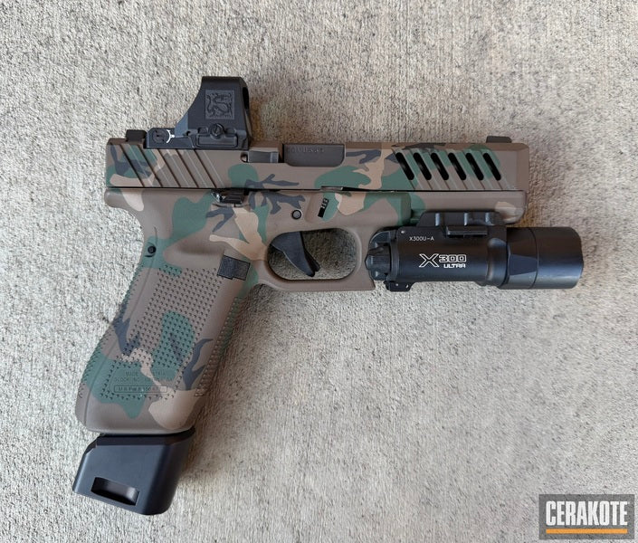 Cerakote FIR-265 Flat Dark Earth (FDE) Customer Sample