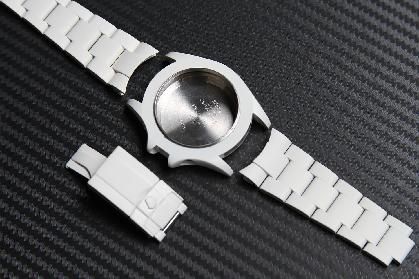 Cerakote H-136 Snow White Customer Sample Rolex