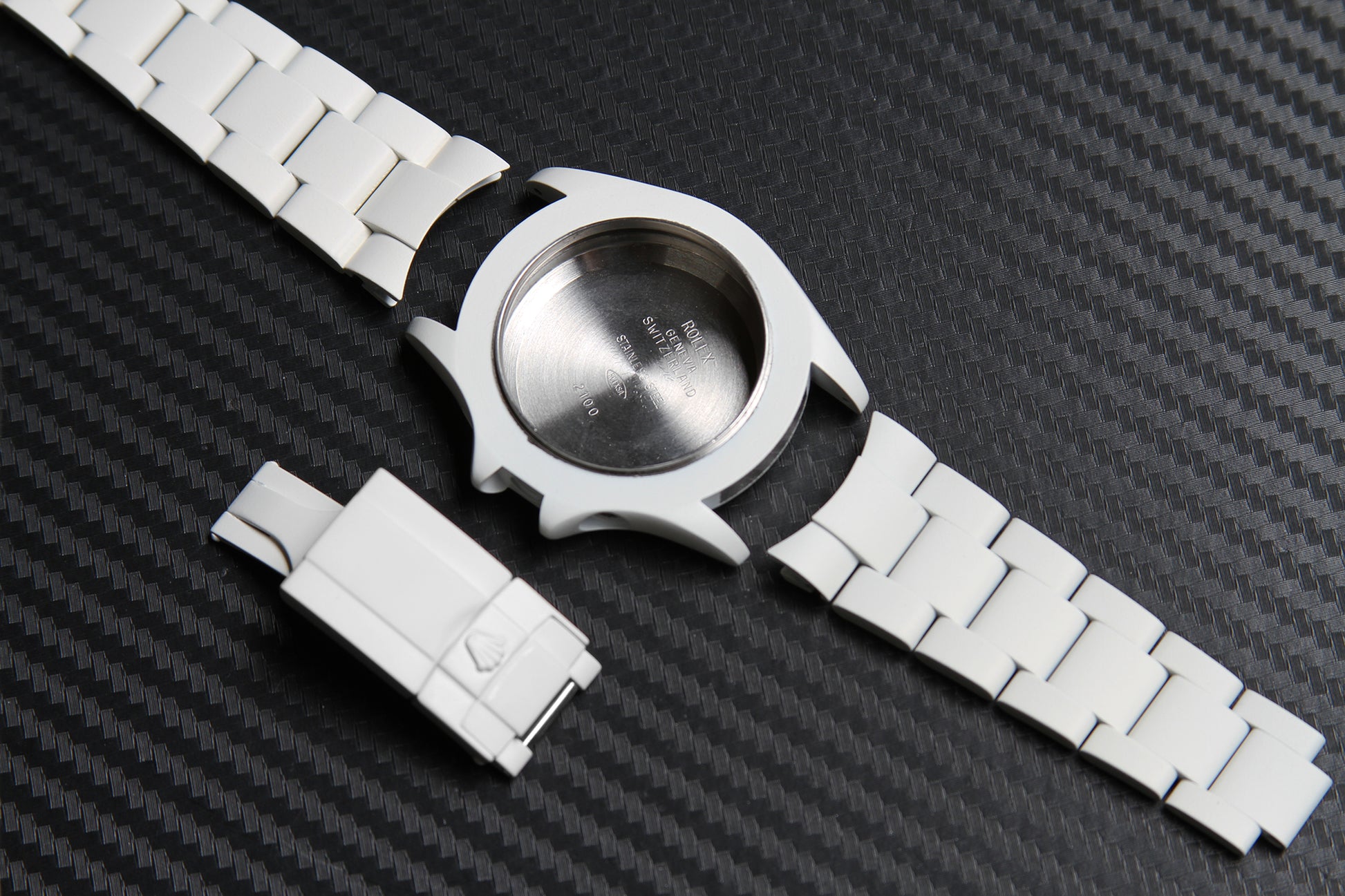 Cerakote H-136 Snow White Customer Sample Rolex