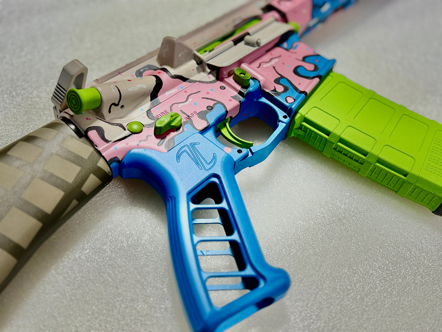 Cerakote H-172 Sea Blue Customer Sample