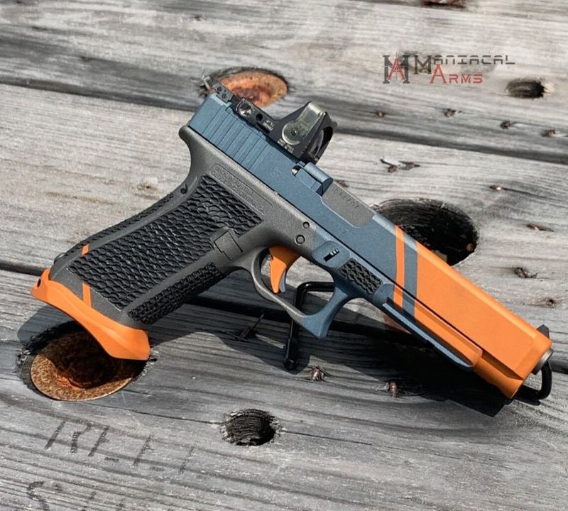 Cerakote H-185 Blue Titanium Customer Sample