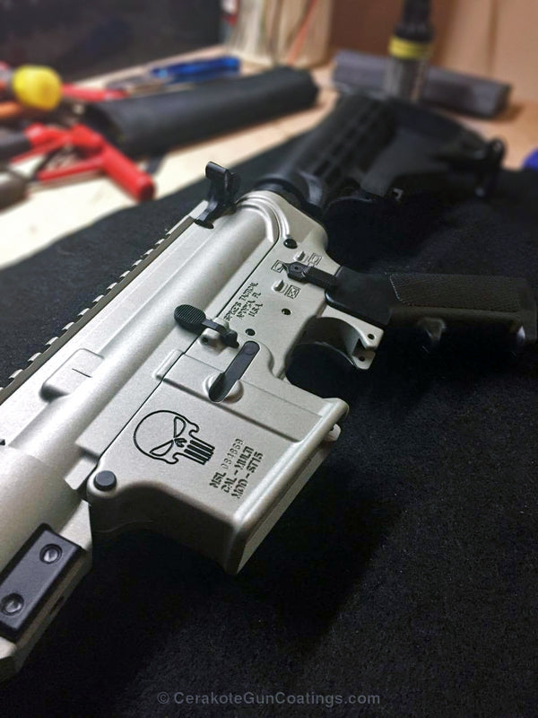 Cerakote H-255 Crushed Silver Customer Sample