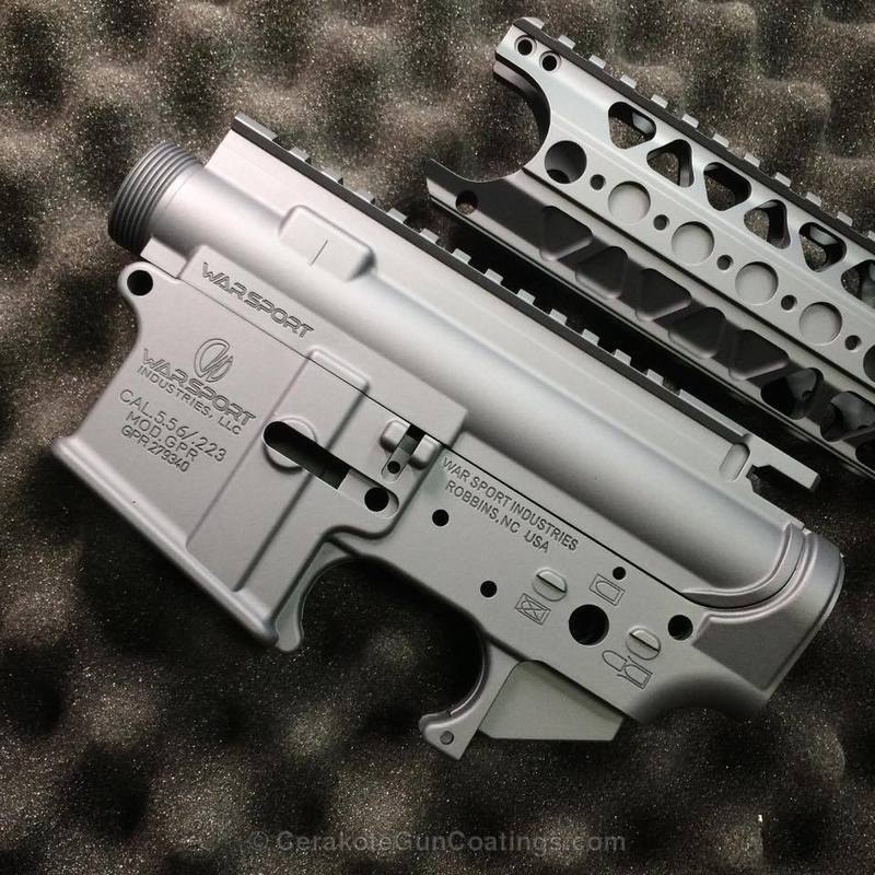 Cerakote H-262 Stone Grey Customer Sample