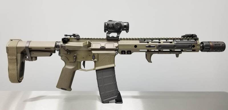 Cerakote H-296 Cobalt Kinetics™ Green Customer Sample