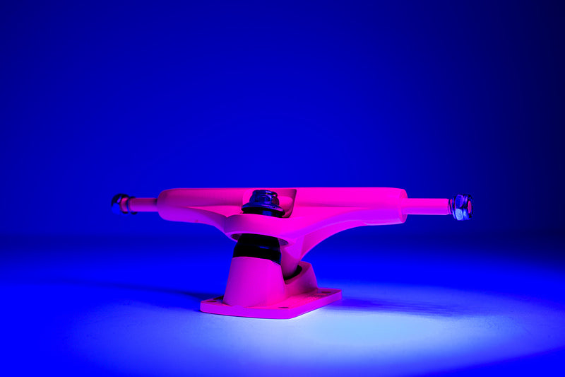 Cerakote H-328 Pink Sherbet Example Blacklight