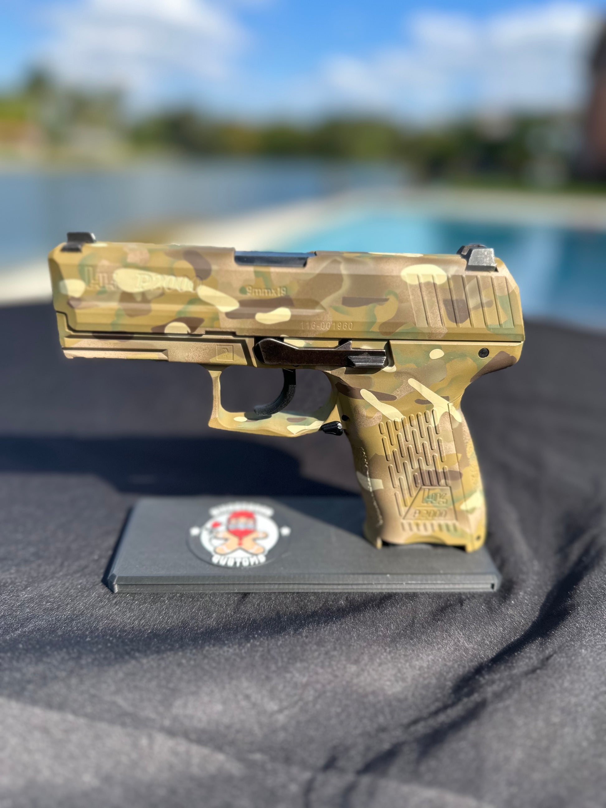 Cerakote H-340 MultiCam® Light Green Customer Sample