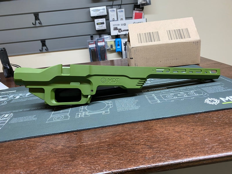 Cerakote H-343 MultiCam® Bright Green Customer Sample