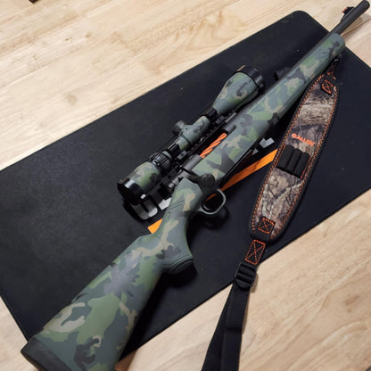 Cerakote HIR-253 Gen II Solid Leaf Green NIR-Management Ceramic Coating Customer Sample