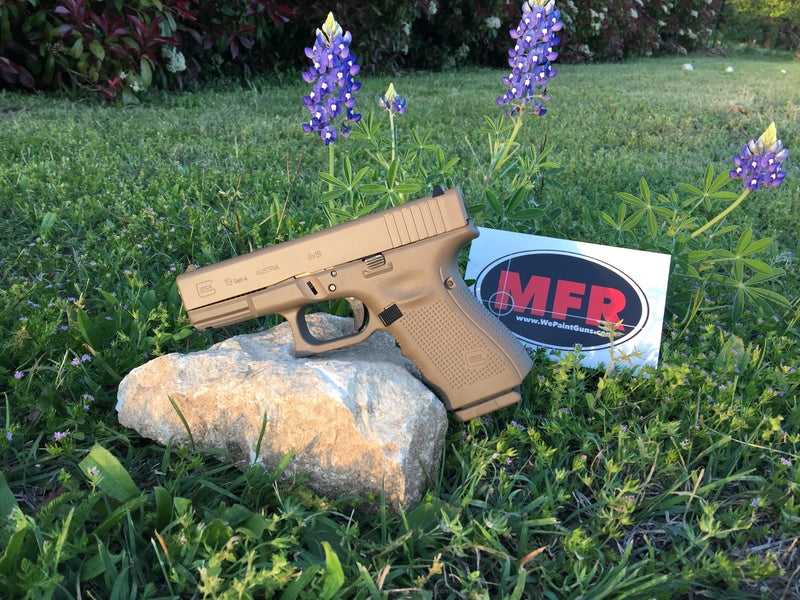 Cerakote HIR-265 Gen II Flat Dark Earth (FDE) NIR-Management Ceramic Coating Customer Sample