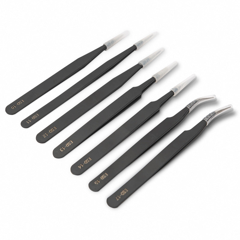 Antistatisches Pinzetten-Set (7-tlg.)