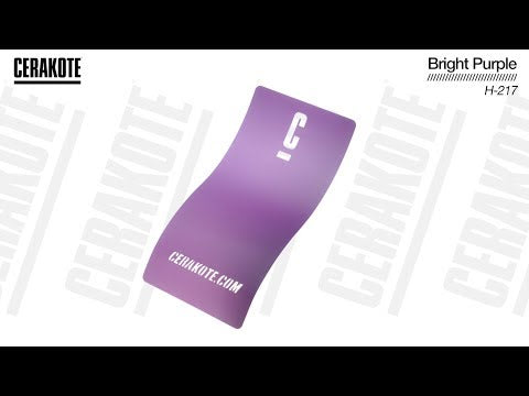 Cerakote H-217 Bright Purple YouTube Color Sample