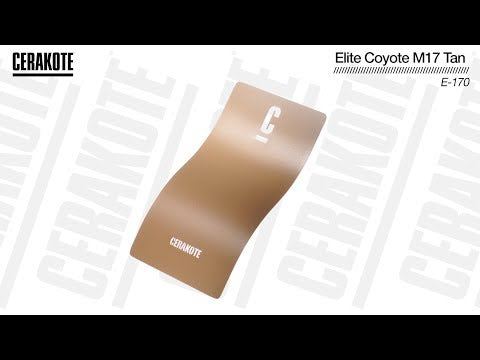 Cerakote E-170 M17 Coyote Tan YouTube Color Sample
