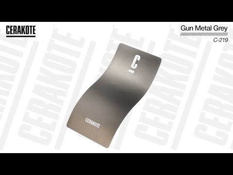 Cerakote C-219 Gun Metal Grey Ceramic Coating YouTube Color Sample