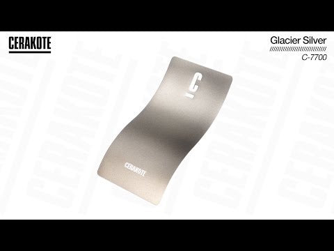 Cerakote C-7700 Glacier Silver High Temp 1000°C Coating YouTube Sample