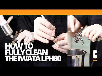 IWATA Spray Gun Kit LPH80 How to Clean YouTube Video