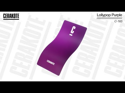 Cerakote C-163 Lollypop Purple Ceramic Coating YouTube Color Sample