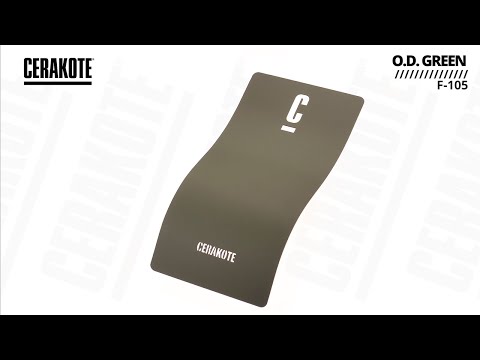 Cerakote F-105 O.D. Green YouTube Sample