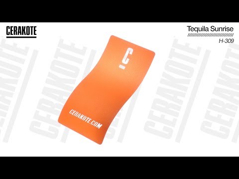 Cerakote H-309 Tequila Sunrise YouTube Color Sample