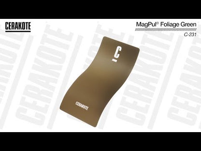 Cerakote C-231 MagPul® Foliage Green High Temp 1000°C Coating YouTube Color Sample