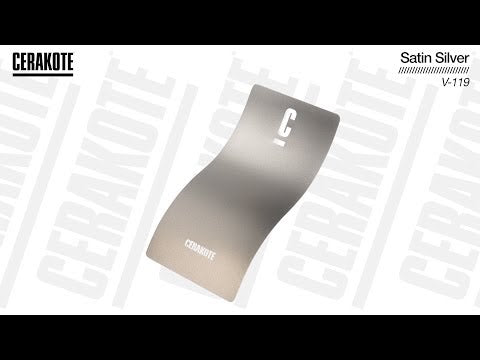 Cerakote V-119 Satin Silver YouTube Color Sample