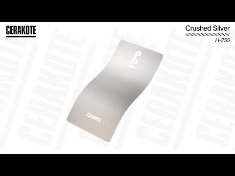 Cerakote H-255 Crushed Silver YouTube Color Sample