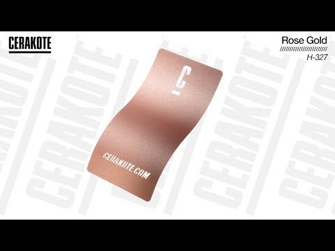 Cerakote H-327 Rose Gold YouTube Color Sample