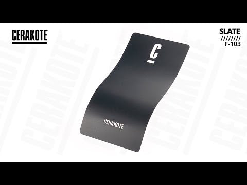 Cerakote F-103 Slate YouTube Sample