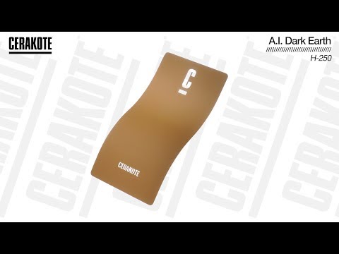 Cerakote H-269 Barrett® Brown YouTube Color Sample