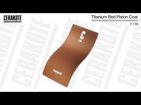 Cerakote V-139 Titanium Red Piston Coat YouTube Color Sample