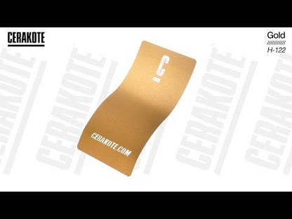 Cerakote H-122 Gold YouTube Color Sample