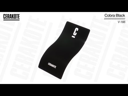Cerakote V-166 Cobra Black YouTube Color Sample