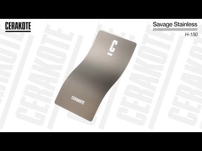 Cerakote H-150 Savage Stainless YouTube Color Sample