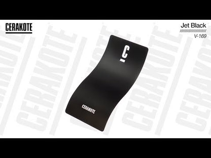 Cerakote V-169 Jet Black YouTube Color Sample