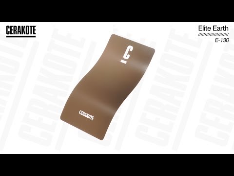 Cerakote E-130 Earth YouTube Color Sample