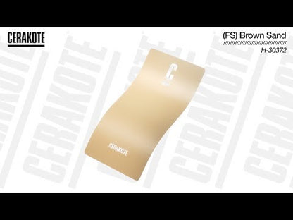 Cerakote H-30372 FS Brown Sand YouTube Color Sample