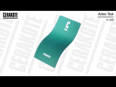Cerakote H-349 Aztec Teal YouTube Color Sample