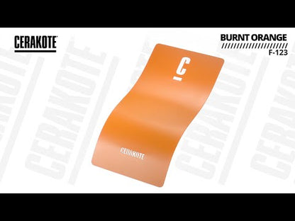 Cerakote F-123 Burnt Orange YouTube Color Sample