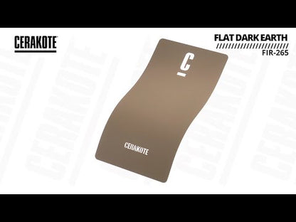 Cerakote FIR-265 Flat Dark Earth (FDE) YouTube Color Sample