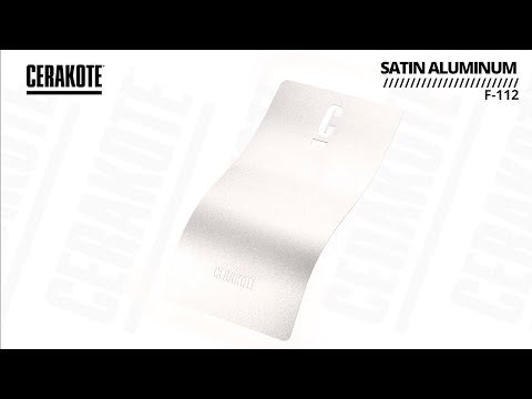 Cerakote F-112 Satin Aluminum YouTube Sample