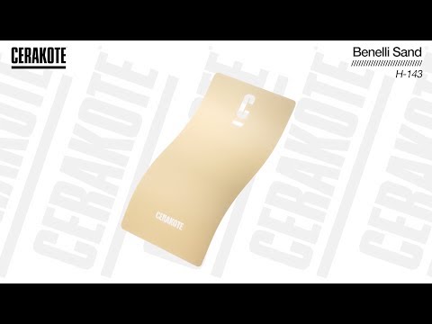 Cerakote H-143 Benelli Sand YouTube Color Sample